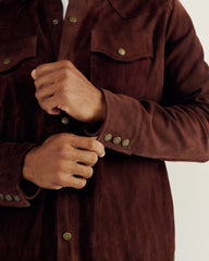 Men's Suede Overshirt