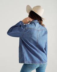 Women's Denim Chore Jacket