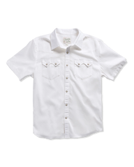Men's Vintage Weight Short Sleeve Pearl Snap