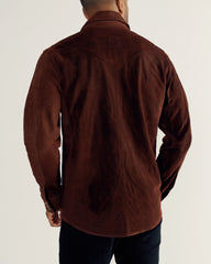 Men's Suede Overshirt