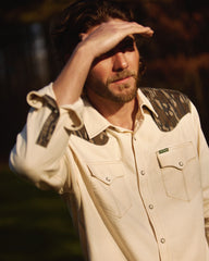 Men's Tecovas x Mossy Oak Denim Pearl Snap