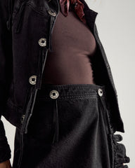 Women's Rodeo Maxi Denim Skirt