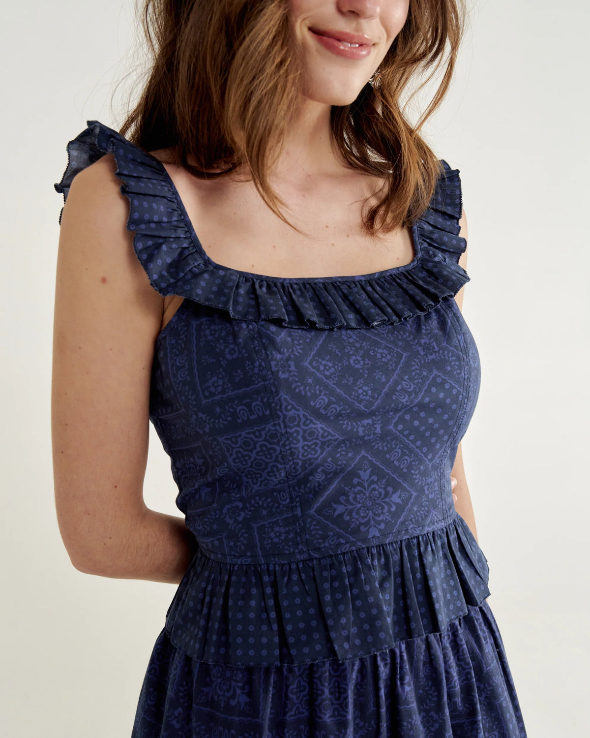 Womenâs Bandana Peplum Tank