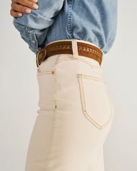 Women's Denim Midi Skirt