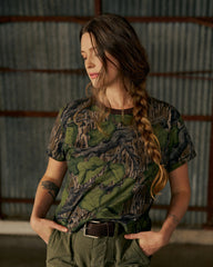 Women's Tecovas x Mossy Oak Ringer Tee
