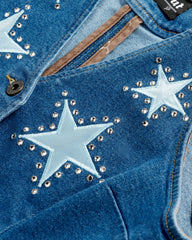 Tecovas x Cathy Han Womenâs Custom Denim Vest - Size S