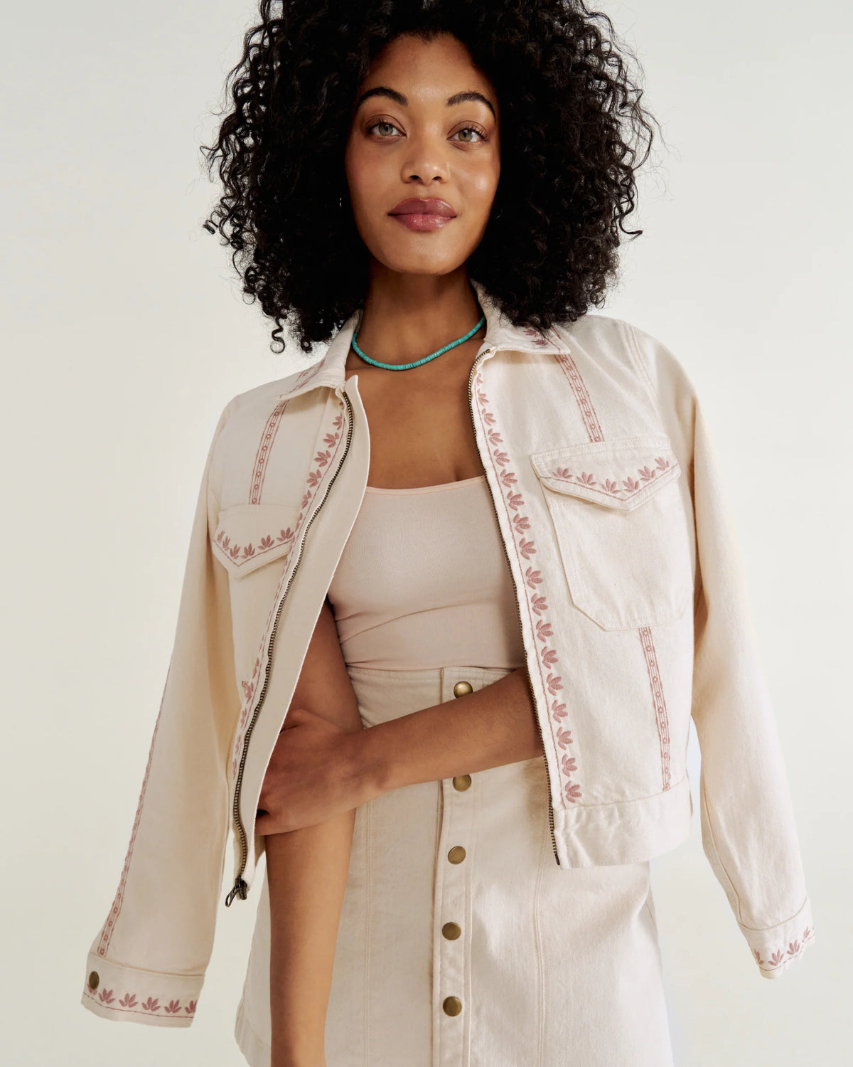 Women's Embroidered Mechanic's Jacket