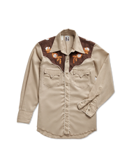 Tecovas x Cathy Hahn Menâs Vintage Western Pearl Snap - Size S/M