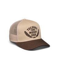 Tecovas x Mossy Oak Feather Logo Trucker