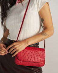 Ostrich Shoulder Bag