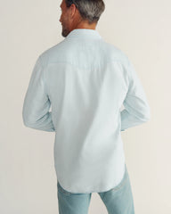 Men's Denim Long Sleeve Pearl Snap